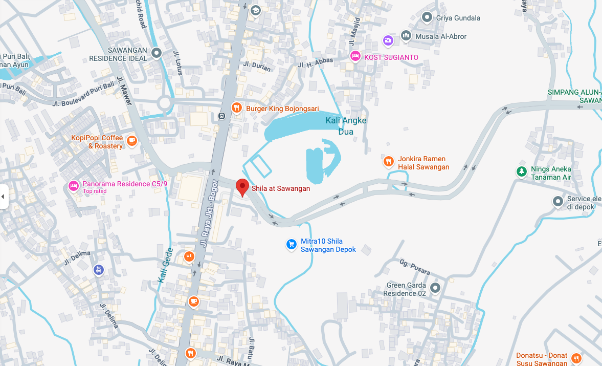 Shila at Sawangan Location Map